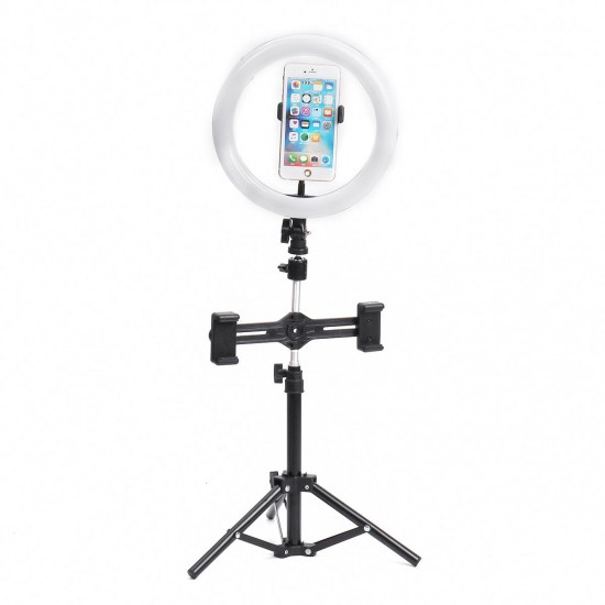 8 Inch Video Photography Live Streaming Ring Light with 50cm Light Stand 3 Phone Clip 8 Inch Video Photography Live Streaming Ring Light with 50cm Light Stand 3 Phone Clip