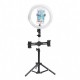 8 Inch Video Photography Live Streaming Ring Light with 50cm Light Stand 3 Phone Clip 8 Inch Video Photography Live Streaming Ring Light with 50cm Light Stand 3 Phone Clip