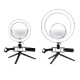 8.7/12.6 Inch Dimmable 120 LED Video Ring Light Tripod Stand Kit for Youtube Tik Tok Live Streaming