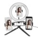 8.7/12.6 Inch LED Video Ring Light with Stand 3 Phone Holder Dimmable Lamp Make-up Youtube