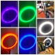BW-SL5 RGB Ring Light Selfie Lamp Ring Light Ringlamp for Youtube Tiktok Makeup Photography Light for Live Broadcast