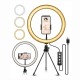 10.2 inch Selfie LED Ring Light with Tripod Stand for YouTube Video Live Stream Makeup Photography