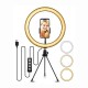 10.2 inch Selfie LED Ring Light with Tripod Stand for YouTube Video Live Stream Makeup Photography