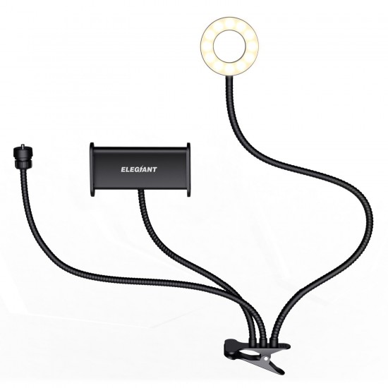EGL-07 Clip-on Selfie Light Ring 3 Lighting Mode with Phone Holder for Phone Camera YouTube TikTok Video Shooting EGL-07 Clip-on Selfie Light Ring 3 Lighting Mode with Phone Holder for Phone Camera YouTube TikTok Video Shooting