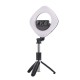 KMS-819 6 inch LED Ring Light with Tripod Selfie Stick Makeup Beauty Light Fill Light for Youtube Tiktok Live Broadcast For PC Mobile Phone Camera Photography Video Recording