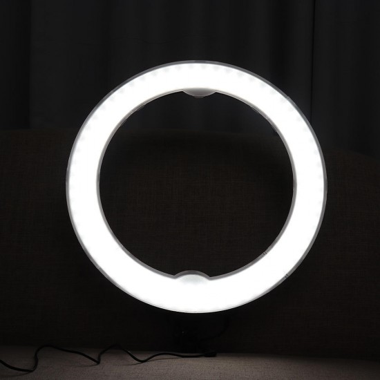 RL-18 240 LEDs 3200K-5600K Adjustable Video Ring Light for Youtube Tiktok Live Streaming DSLR SLR Camera