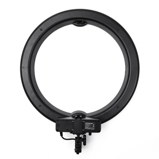 RL-18B 240 LEDs 3200K-5600K Dimmable Adjustable Rechargeable Video Ring Light for Youtube Tiktok Live Streaming DSLR SLR Camera