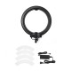 RL-18BK 240 LEDs 3200K-5600K Adjustable Rechargeable Video Ring Light for Youtube Tiktok Live Streaming DSLR SLR Camera RL-18BK 240 LEDs 3200K-5600K Adjustable Rechargeable Video Ring Light for Youtube Tiktok Live Streaming DSLR SLR Camera