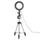 LED Ring Light Photo Studio Camera Light Photography Dimmable Video Light for Youtube Makeup Selfie with Tripod Phone Holder