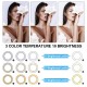 LE-10 18W 3200K-5500K 10inch Dimmable LED Selfie Ring Light USB Photography Video Fill Light with Phone Holder Mini BallHead