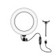 LE-10 18W 3200K-5500K 10inch Dimmable LED Selfie Ring Light USB Photography Video Fill Light with Phone Holder Mini BallHead LE-10 18W 3200K-5500K 10inch Dimmable LED Selfie Ring Light USB Photography Video Fill Light with Phone Holder Mini BallHead
