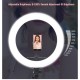 LE-620B-02 65W 3200-5500K 18inch Dimmable LED Selfie Ring Light Photography Video Fill Light Ring Lamp with Phone Clip