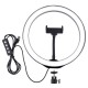 PKT3035 10 Inch USB Video Ring Light with 110cm Light Stand Dual Phone Clip for Tik Tok Youtube Live Streaming PKT3035 10 Inch USB Video Ring Light with 110cm Light Stand Dual Phone Clip for Tik Tok Youtube Live Streaming