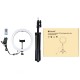 PKT3050 11.8 inch RGBW Dimmable LED Ring Light for Vlogging Selfie Photography Video Broadcast Live with 110cm Tripod Mount PKT3050 11.8 inch RGBW Dimmable LED Ring Light for Vlogging Selfie Photography Video Broadcast Live with 110cm Tripod Mount