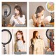 PKT3050 11.8 inch RGBW Dimmable LED Ring Light for Vlogging Selfie Photography Video Broadcast Live with 110cm Tripod Mount PKT3050 11.8 inch RGBW Dimmable LED Ring Light for Vlogging Selfie Photography Video Broadcast Live with 110cm Tripod Mount