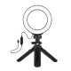 PKT3058B 4.7 inch USB 3 Modes Dimmable LED Ring Light for Youtube Tik Tok Live Streaming Broadcast Vlogging Selfie with 16.5cm Tripod PKT3058B 4.7 inch USB 3 Modes Dimmable LED Ring Light for Youtube Tik Tok Live Streaming Broadcast Vlogging Selfie with 16.5cm Tripod