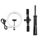 PKT3062B 11.8 Inch Dimmable LED Selfie Video Ring Light with PU457B Tripod for Youtube Tik Tok Live Streaming PKT3062B 11.8 Inch Dimmable LED Selfie Video Ring Light with PU457B Tripod for Youtube Tik Tok Live Streaming