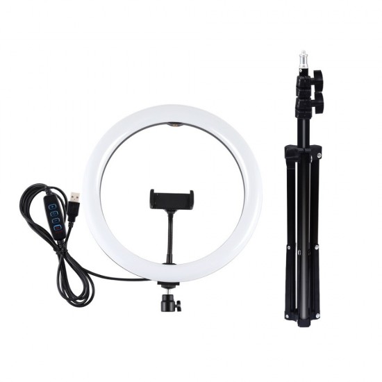 PKT3063B 11.8 Inch Dimmable LED Video Ring Light with PU419 Tripod Stand for Youtube Tik Tok Live Streaming