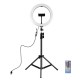 PKT3068B 11.8 Inch Dimmable bluetooth APP Control Remote Control LED Video Ring Light with PU419 Tripod Stand for Youtube Tik Tok Live Streaming PKT3068B 11.8 Inch Dimmable bluetooth APP Control Remote Control LED Video Ring Light with PU419 Tripod Stand for Youtube Tik Tok Live Streaming