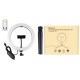 PKT3082B 26cm Marquee RGBWW LED Ring Light 168 LED Dual-color Dimmable Video Lights for Youtube Tiktok Live Broadcast Selfie Photography PKT3082B 26cm Marquee RGBWW LED Ring Light 168 LED Dual-color Dimmable Video Lights for Youtube Tiktok Live Broadcast Selfie Photography