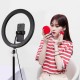 PU407 12 Inch 3200K-6500K Dimmable LED Video Ring Light with Phone Clip for Selfie Vlog Tik Tok Youtube Live Streaming PU407 12 Inch 3200K-6500K Dimmable LED Video Ring Light with Phone Clip for Selfie Vlog Tik Tok Youtube Live Streaming