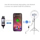 PU411 12 Inch 6000-6500k Dimmable LED RGB Video Ring Light with Remote Control for Selfie Vlog Tik Tok Youtube Live Streaming