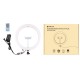 PU411F 12 Inches 6500k RGBW Color Dimmable LED Ring Vlogging Selfie Video Fill Light with Tripod Ball Head and Phone Clamp PU411F 12 Inches 6500k RGBW Color Dimmable LED Ring Vlogging Selfie Video Fill Light with Tripod Ball Head and Phone Clamp