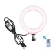 PU429F 6.2 inch 16cm USB RGBW Dimmable LED Ring Light for Live Broadcast Video Vlogging Photography with Remote Control