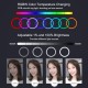 PU455B PU455F 10.2 Inch USB Dimmable bluetooth RGBW Video Ring Light LED Arc APP Wireless Control for Youtube Tik Tok Live Streaming PU455B PU455F 10.2 Inch USB Dimmable bluetooth RGBW Video Ring Light LED Arc APP Wireless Control for Youtube Tik Tok Live Streaming