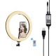 PU458B 11.8 inch 30cm RGBW Dimmable LED Ring Light for Video Live Broadcast Selfie Photography with Remote Control PU458B 11.8 inch 30cm RGBW Dimmable LED Ring Light for Video Live Broadcast Selfie Photography with Remote Control