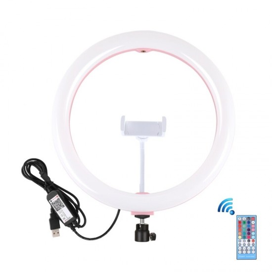 PU458B PU458F 11.8 Inch Dimmable bluetooth APP Control Remote Control LED Video Ring Light for Youtube Tik Tok Live Streaming