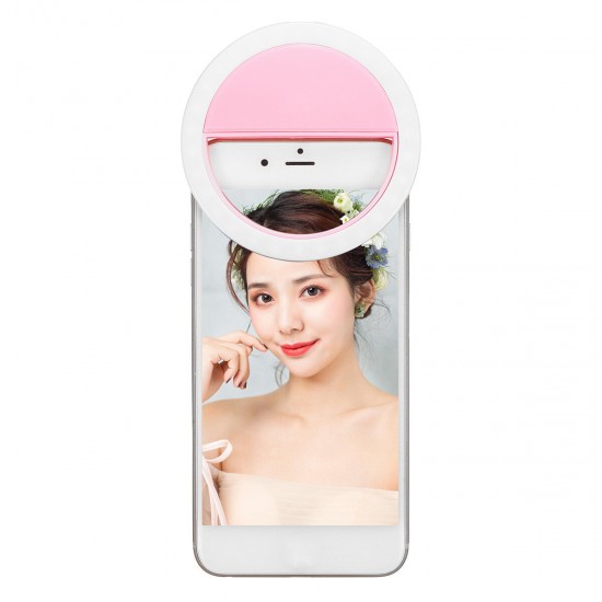 Portable Dimmable LED Ring Light Selfie Fill Light for Mobile Phone Camera Photo Studio Selfie Photography for Youtube Tiktok Live Broadcast Portable Dimmable LED Ring Light Selfie Fill Light for Mobile Phone Camera Photo Studio Selfie Photography for Youtube Tiktok Live Broadcast