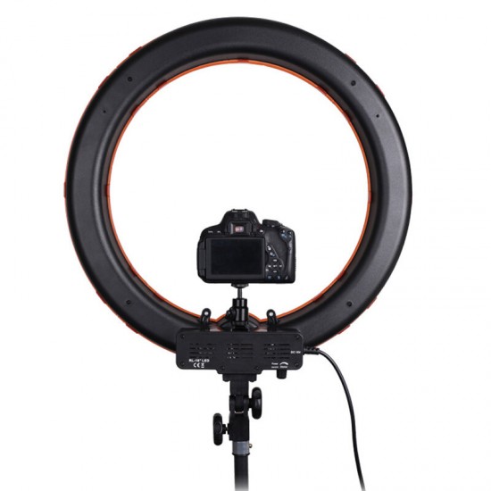 RL-18 18 Inch Dimmable LED Video Ring Light with Tripod Stand for Youtube Tik Tok Live Streaming