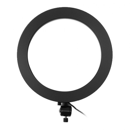 USB 26cm 5500K Video Ring Light with Tripod Head Adapter Phone Clip for Youtube Tiktok Live Streaming