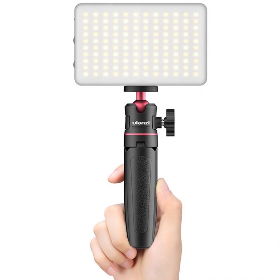 MT-08 VL120 Mini Tripod LED Light Kit Dimmable Fill Light with Color Gel Live Broadcast Youtube Kit