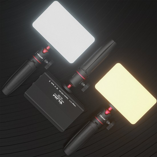 MT-08 VL120 Mini Tripod LED Light Kit Dimmable Fill Light with Color Gel Live Broadcast Youtube Kit