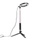 Dimmable Video Ring Light 14.5cm LED Makeup Lamp with Selfie Stick Tripod bluetooth Shutter for Youtube Tik Tok Live Streaming