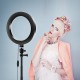 Selfie Stick 5500K Dimmable Video Light 20cm LED Ring Lamp with bluetooth Shutter Wrench for Youtube Tik Tok Live Streaming Selfie Stick 5500K Dimmable Video Light 20cm LED Ring Lamp with bluetooth Shutter Wrench for Youtube Tik Tok Live Streaming