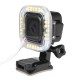 1.9W 160 LM 38pcs USB LED Flashlight Ring For GoPro Hero 4 Session