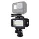 PU222 20 LEDs 30m Waterproof IPx8 Studio Light Video Light with Hot Shoe Base Adapter PU222 20 LEDs 30m Waterproof IPx8 Studio Light Video Light with Hot Shoe Base Adapter