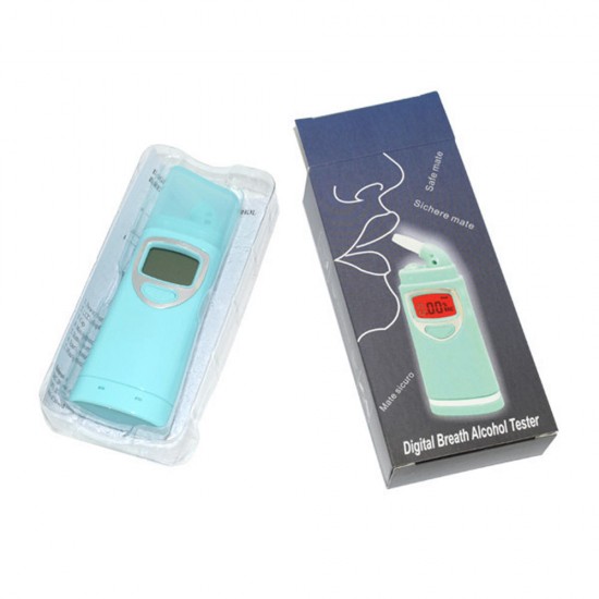 Digital Alcohol Tester with Backlight Alcohol Breathalyzer Breath Alcohol Tester Driving Detector Gadget