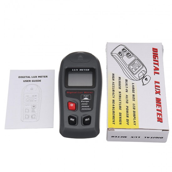 MT30 LCD Digital Display Handheld Light Lux Meter Tester Luxmeter Luminometer