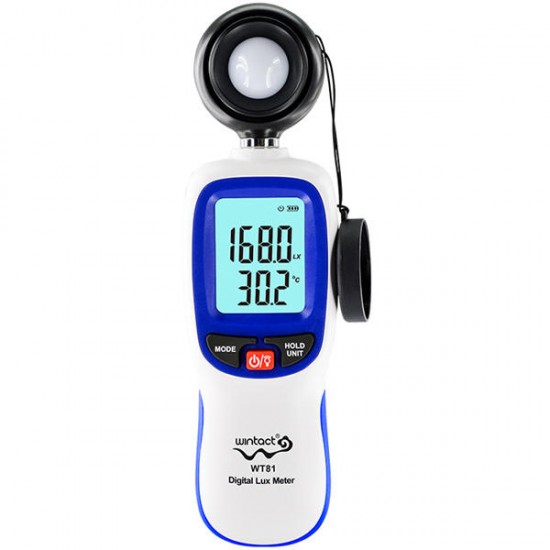 WT81 WT81B bluetooth Digital Lux Meter Illuminometer Mini Light Meter 0-200000 Lux Temperature Tester Environmental Testing Equipment