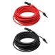 10 AWG 15 Meter Solar Panel Extension Cable Wire Black/Red with MC4 Connectors