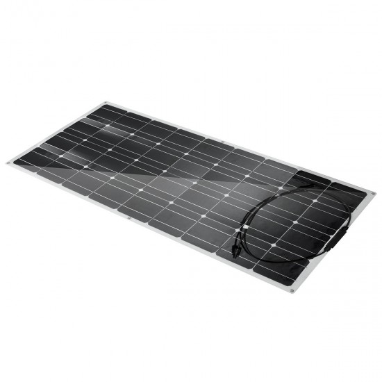 100W 18V 1180*540*3mm PET Flexible Monocrystalline Solar Panel with MC4 Connector