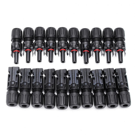 10Pairs MC4 Connector Male And Female MC4 Solar Panel Connector 30A 1000V For PV Cable 2.5/4/6mm Solar Panel Connect