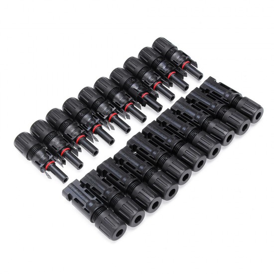 10Pairs MC4 Connector Male And Female MC4 Solar Panel Connector 30A 1000V For PV Cable 2.5/4/6mm Solar Panel Connect