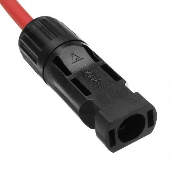 12 AWG 1 Meter Solar Panel Extension Cable Wire Black/Red with MC4 Connectors