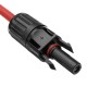 12 AWG 1 Meter Solar Panel Extension Cable Wire Black/Red with MC4 Connectors
