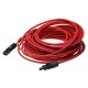 12 AWG 15 Meter Solar Panel Extension Cable Wire Black/Red with MC4 Connectors